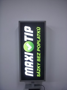 reklamn panel osazen LED moduly 0,72W